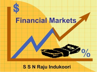 Financial Markets
S S N Raju Indukoori
 