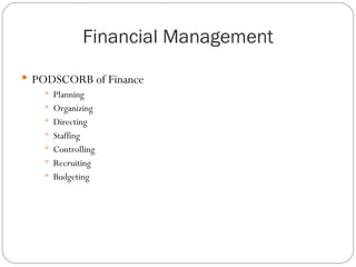 Financial Management ,[object Object],[object Object],[object Object],[object Object],[object Object],[object Object],[object Object],[object Object]