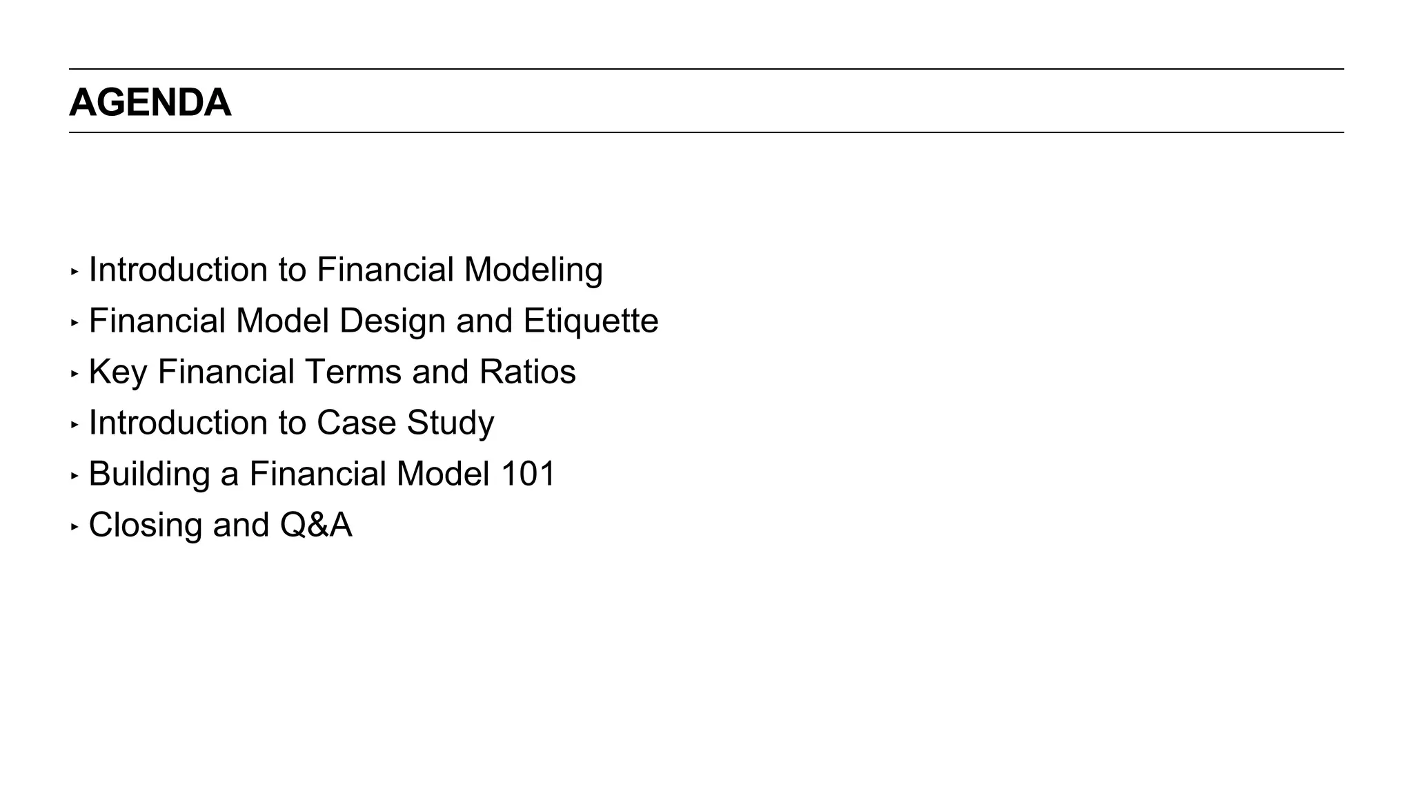 Introduction to Financial modeling | PPTX