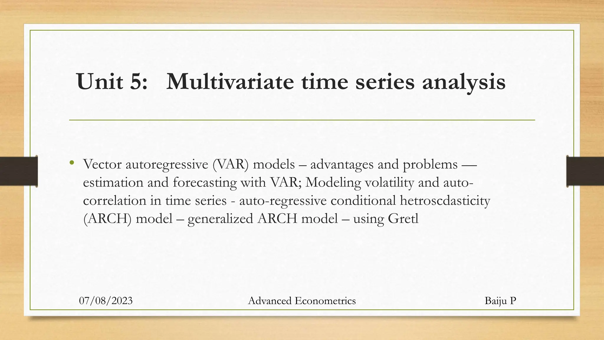 Basic concepts related to financial modelling ppt