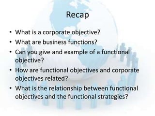 Financial objectives | PPTX