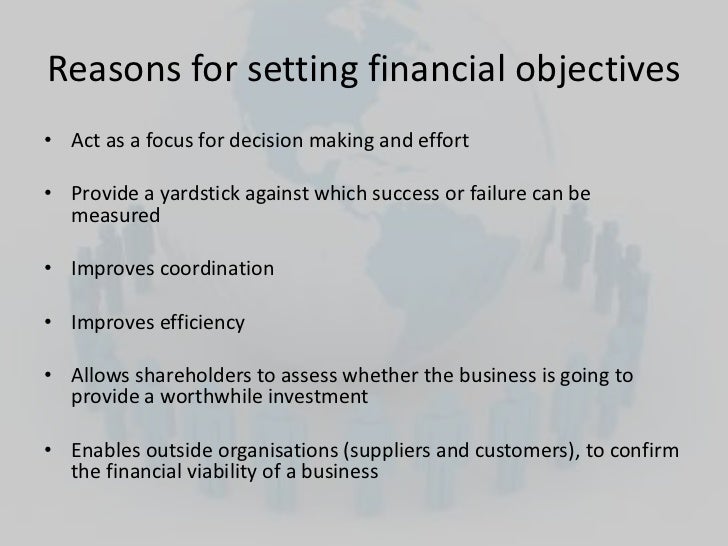 Financial Objectives financial-objectives