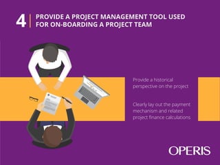 ALLOW FOR PORTFOLIO MODELLING
5
Facilitate the management of
multiple PPP projects
Allow extraction of critical information
from individual operating models
Enable the aggregation of sensitive
outputs in a standalone report
REPORT
 