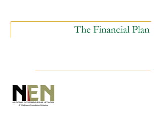 The Financial Plan 