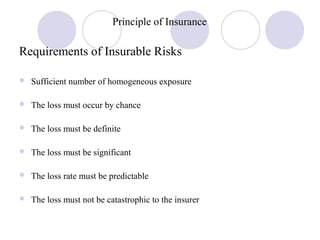Homogeneous Insureable Risk Financial plan construction | PPT