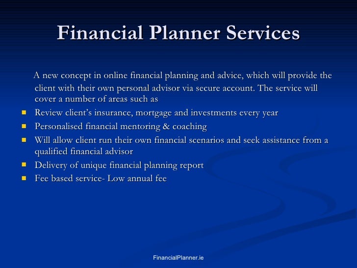 financial planner powerpoint presentation