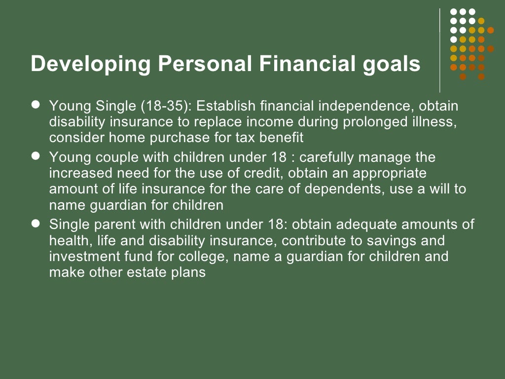 personal financial planning personal financial planning