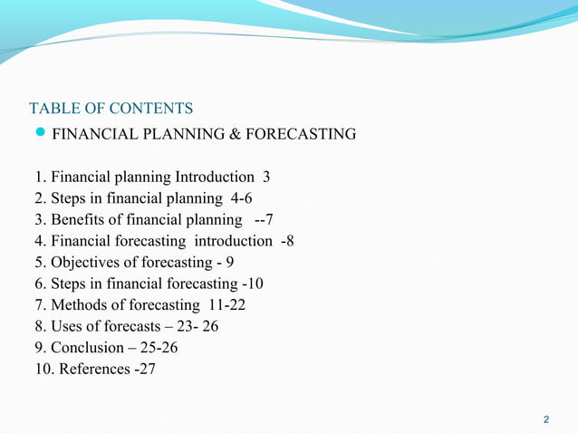 Financial planning & forecasting | PPT | Business Accounting & Finance ...
