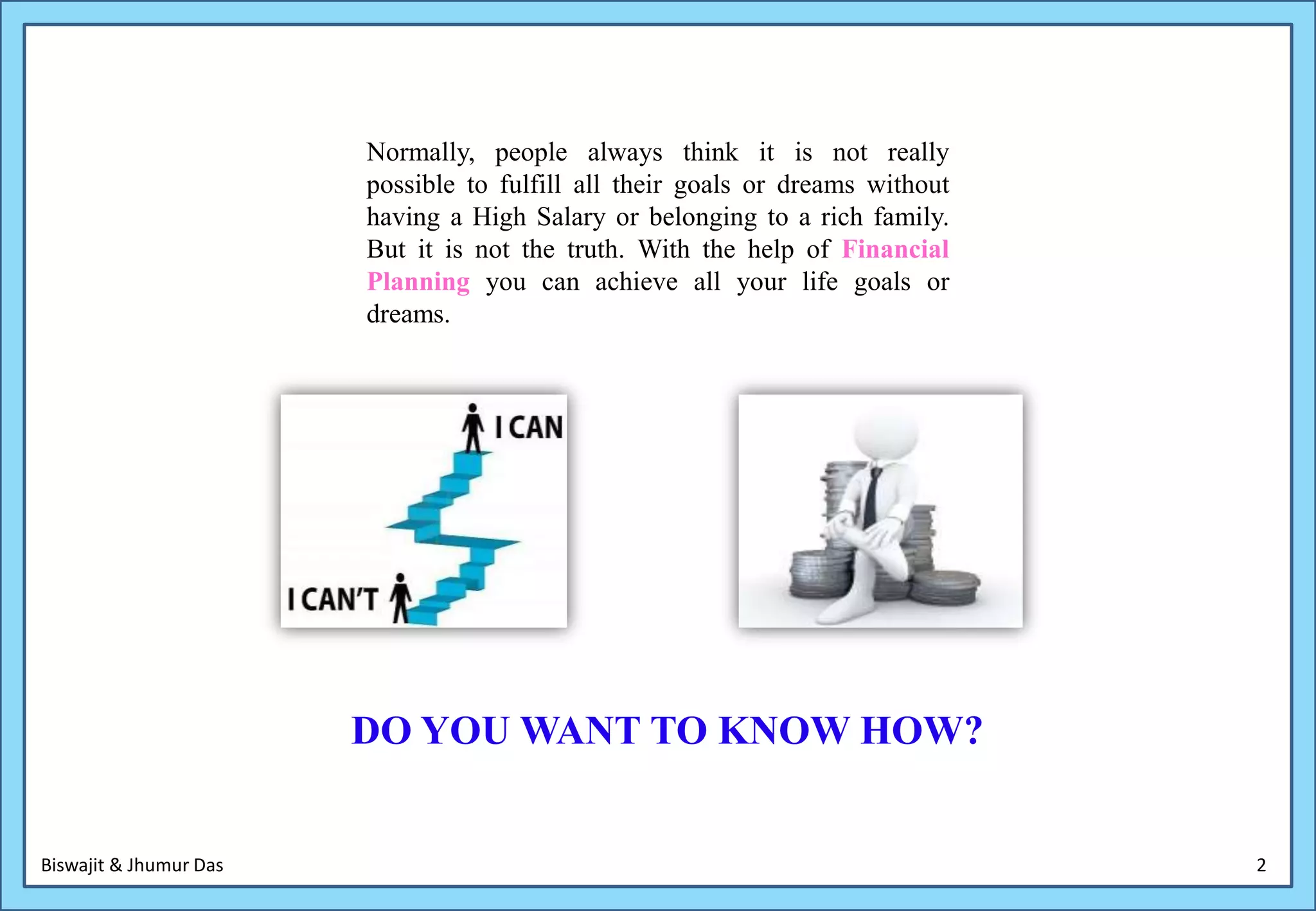 Financial Planning presentation | PPTX