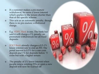 Banks play numerology with FD rates. Find out how you can gain from thisBanks are offering odd-tenure fixed deposits to match their assets & liabilities.It has higher demand for one-year loans, then it will offer a 390-day deposit. Similarly, the 700-day deposits are meant to match the asset and liability for two-year loans.” Simply put, banks are ensuring they have money to give loans by extending the tenure of matching FDs. As the FDs mature a little later, it gives them more breathing space to get the money back from the borrowers and return it to the depositors. Deposits are mainly up to one year. But if it crosses this period, we get slightly more time to match assets and liabilities
