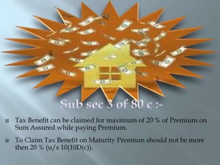 Tax Benefits Section :-