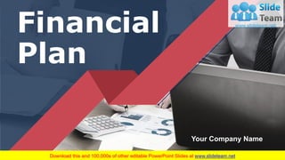 Financial
Plan
Your Company Name
 