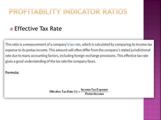  Effective Tax Rate
 