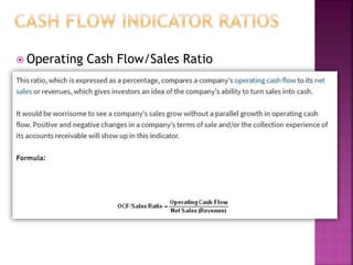  Operating Cash Flow/Sales Ratio
 