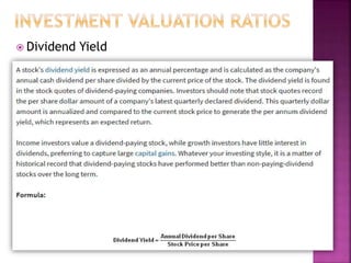  Dividend Yield
 