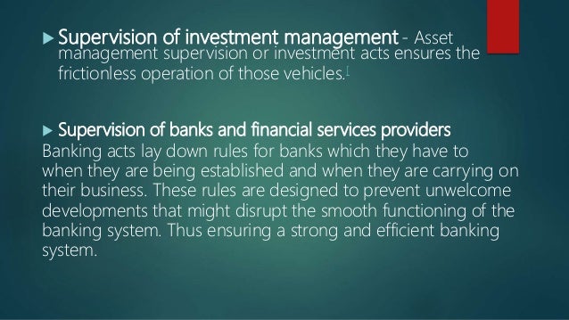 Financial regulation
