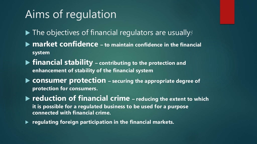 Financial regulation