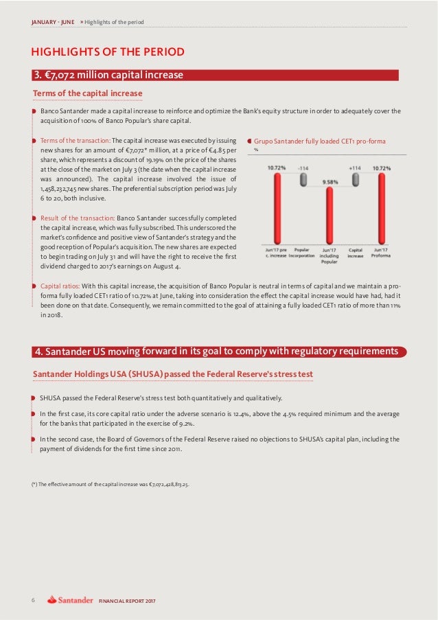 Financial Report 1h17 Banco Santander