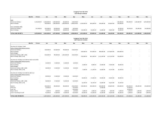 financial report cash budget income statement balance sheet