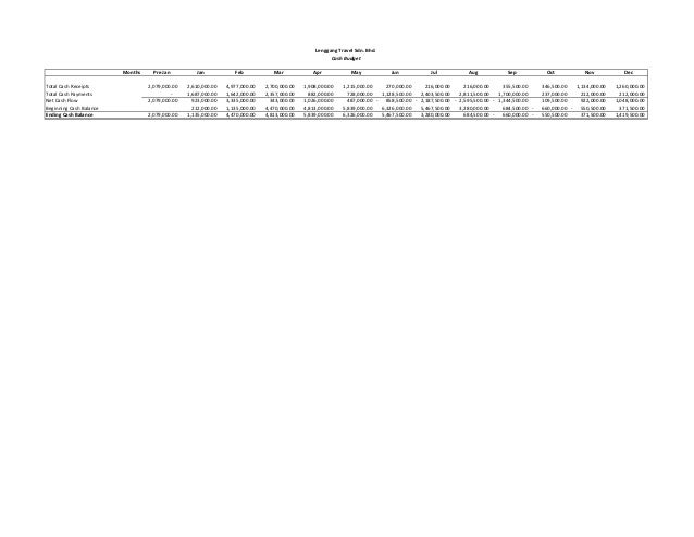 financial report cash budget income statement balance sheet