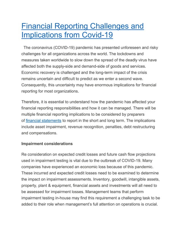 Financial Reporting Challenges and Implications from Covid-19.pdf