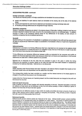 Financial Reporting Refresher