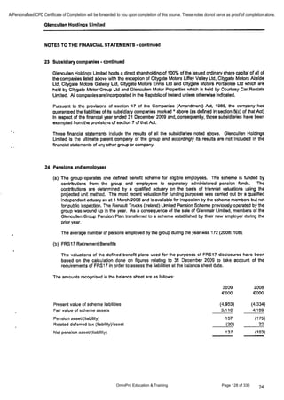Financial Reporting Refresher