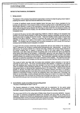 Financial Reporting Refresher