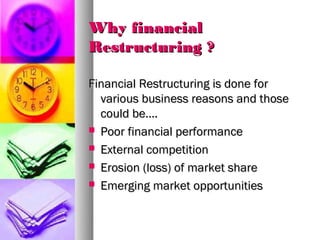 Financial restructuring | PPT