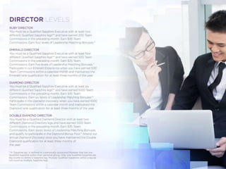 Jeunesse Financial Rewards Plan