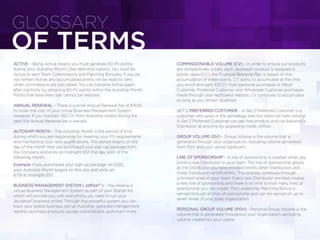 Jeunesse Financial Rewards Plan