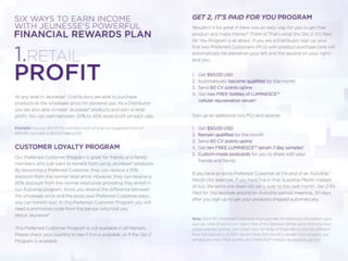 Jeunesse Financial Rewards Plan