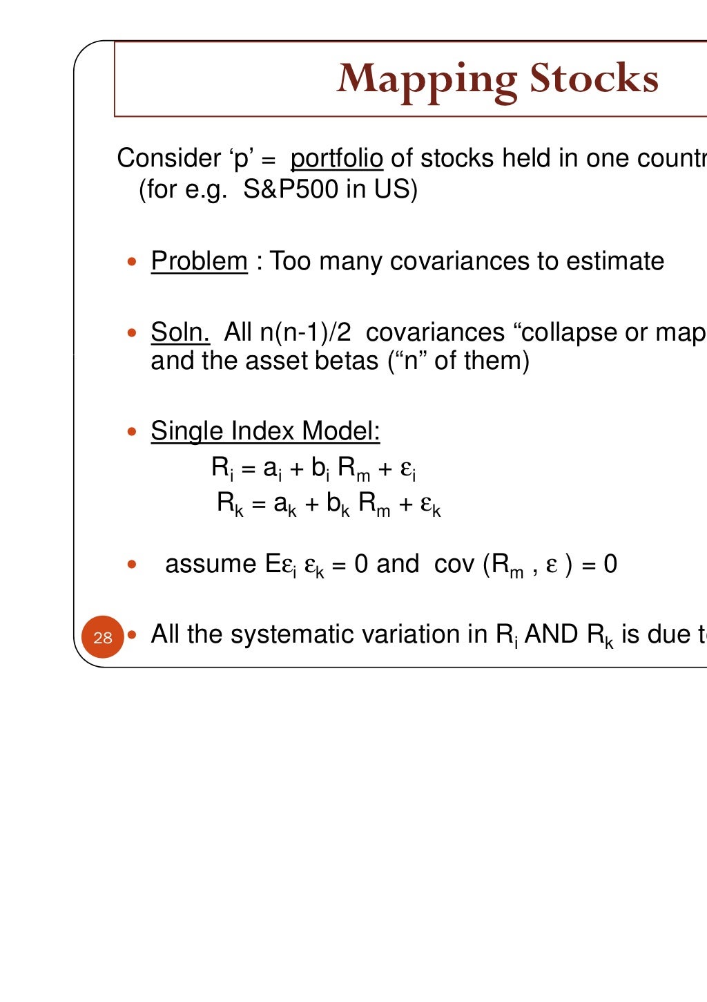 Financial risk management