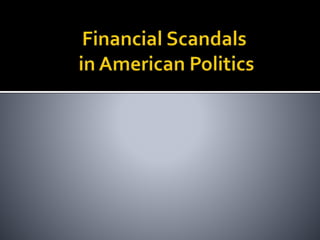 Financial Scandals PPTX