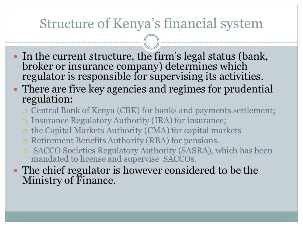 Financial sector in Kenya