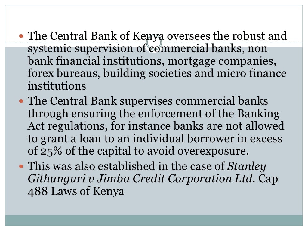 Financial sector in Kenya