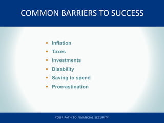 Your Path to Financial Security | PPTX