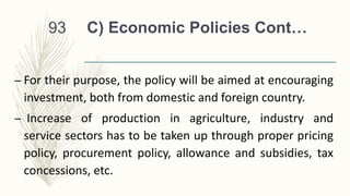 Macro Economic Aggregates
and Policies :
– Here, we deal with various macro economic factors which not
only influence the ...