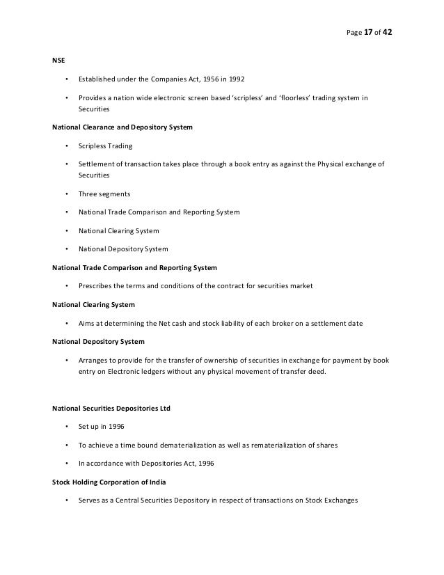 Scripless securities trading system (ssts)