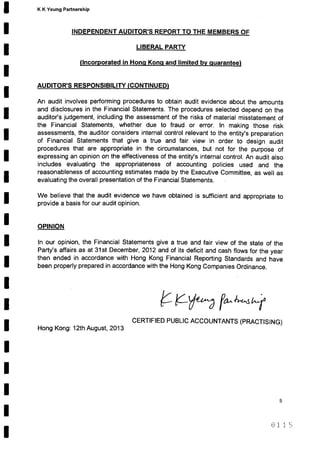 Financial statement (2011 12)