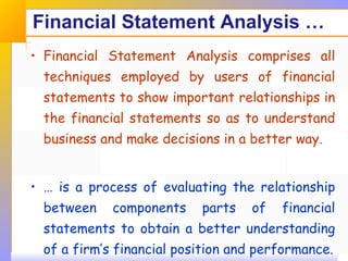 Financial State Ms Analysis Financial Statement Analysis | PPT