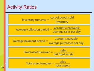 Financial statement & cash flow analysis (intro. to business finance) | PPT