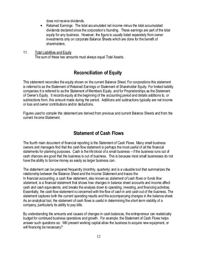 Statement guide