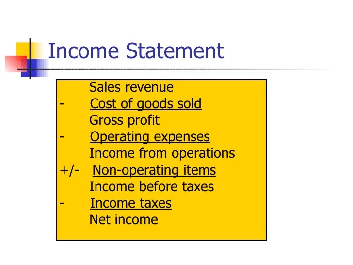 financial statement preparation 2 prepare an income statement