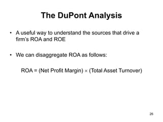 Decompose Roe Financial Statements | PPT