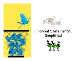 Financial Statements…
Simplified
 