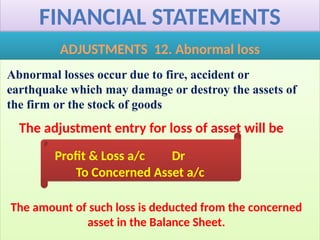 Financial Statements- with adjustments.pptx - Accountancy of grade 11 ...