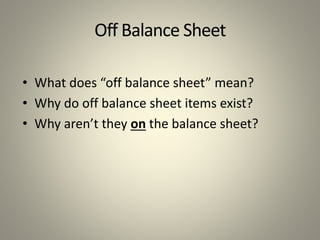 Financial statements of bank | PPTX