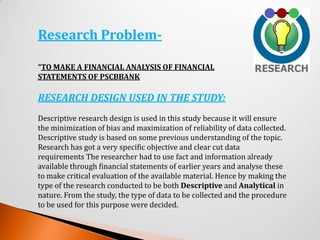 Financial Problem Research Financial statemet anlysis of co operative bank | PDF