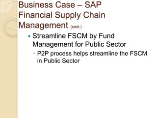 Financial supply chain management 2014 | PPTX